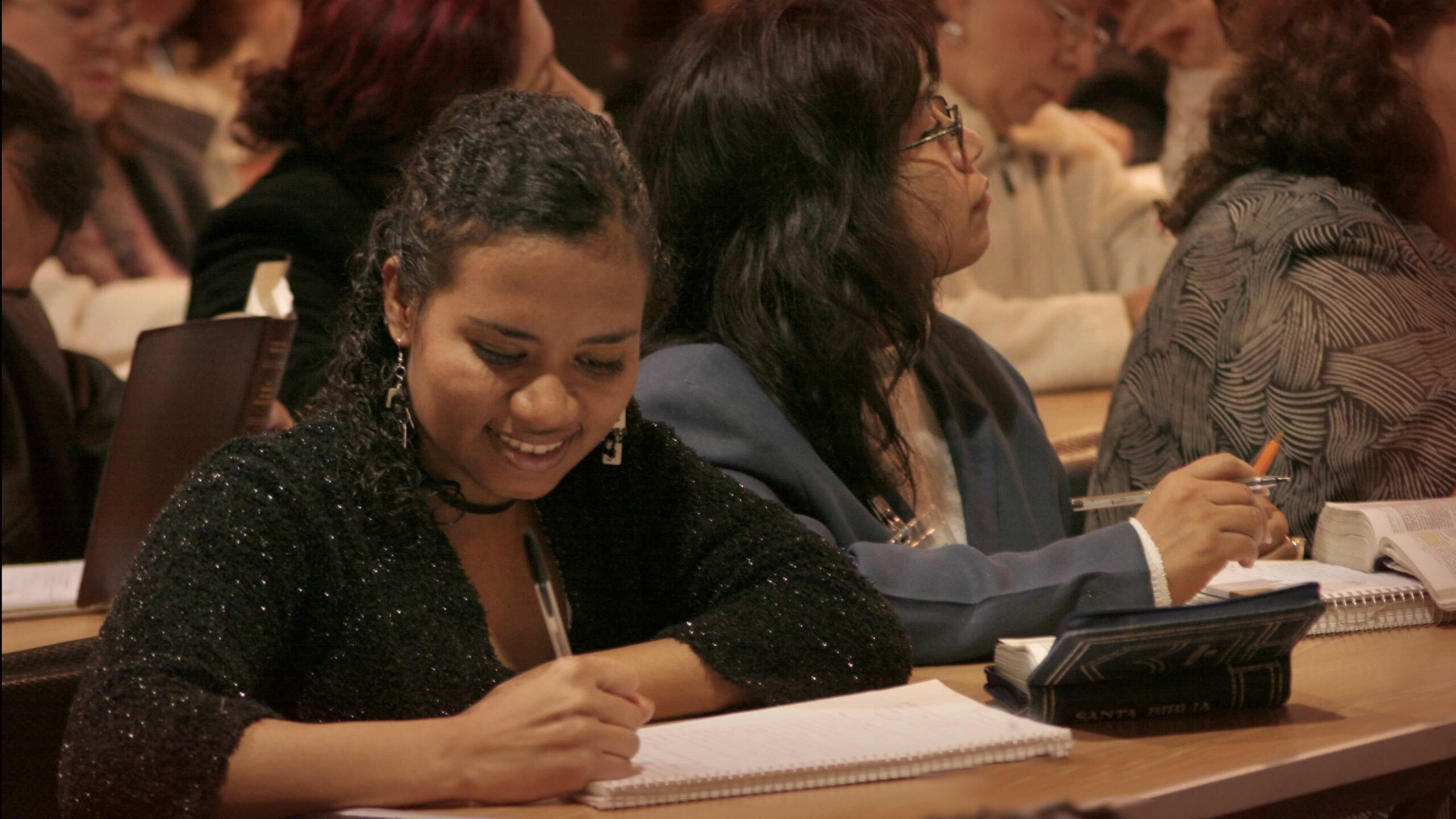 Interior of a modern bright classroom or office